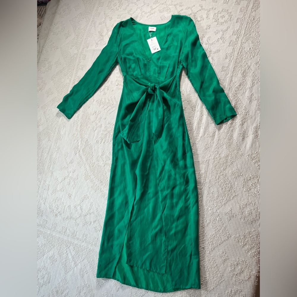 Elegant Green Maxi Dress